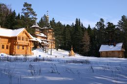 Ильинский скит зимой